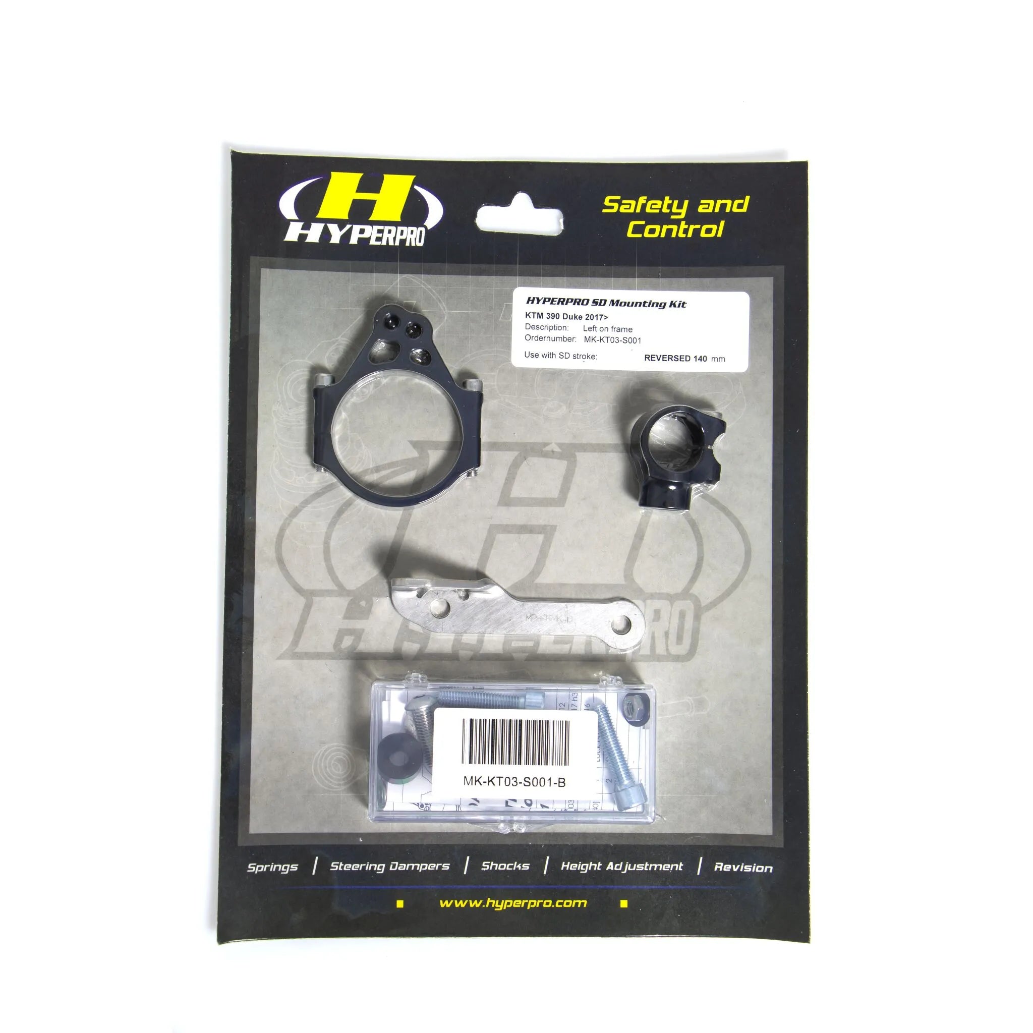 Hyperpro Steering Damper Mounting Kit
