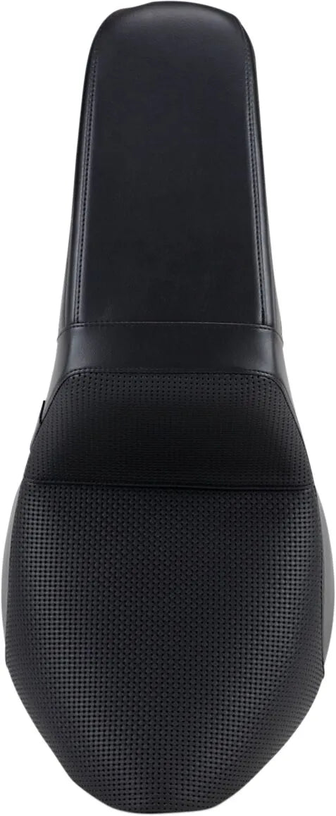 Le Pera Kickflip Seat - Black Vinyl - For Harley Davidson