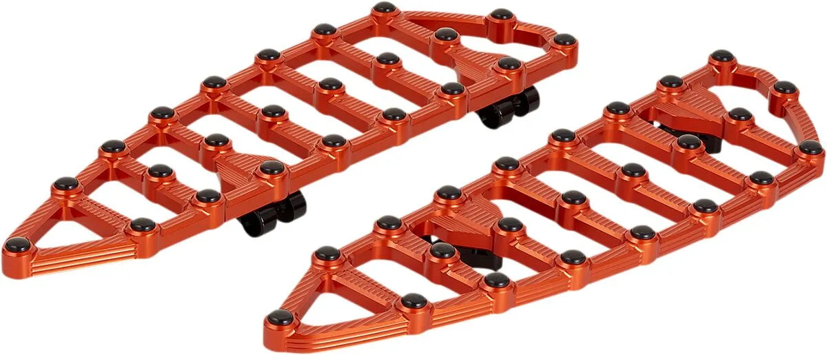 Arlen Ness Mx Billet Floorboards - Orange