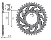 Sunstar Aluminum Rear Sprocket - High-performance 520
