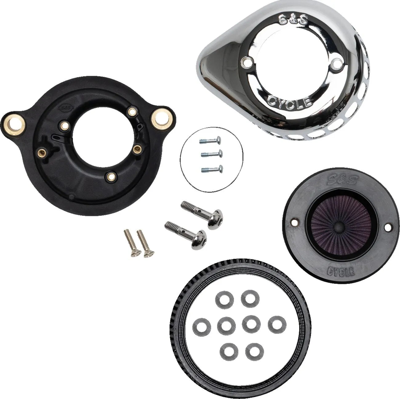 S&s Cycle Air Stinger Stealth Air Cleaner Kit