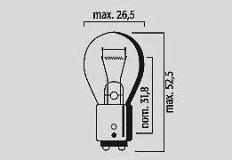 Flosser 1157 Amber Filament Bulb - 12v