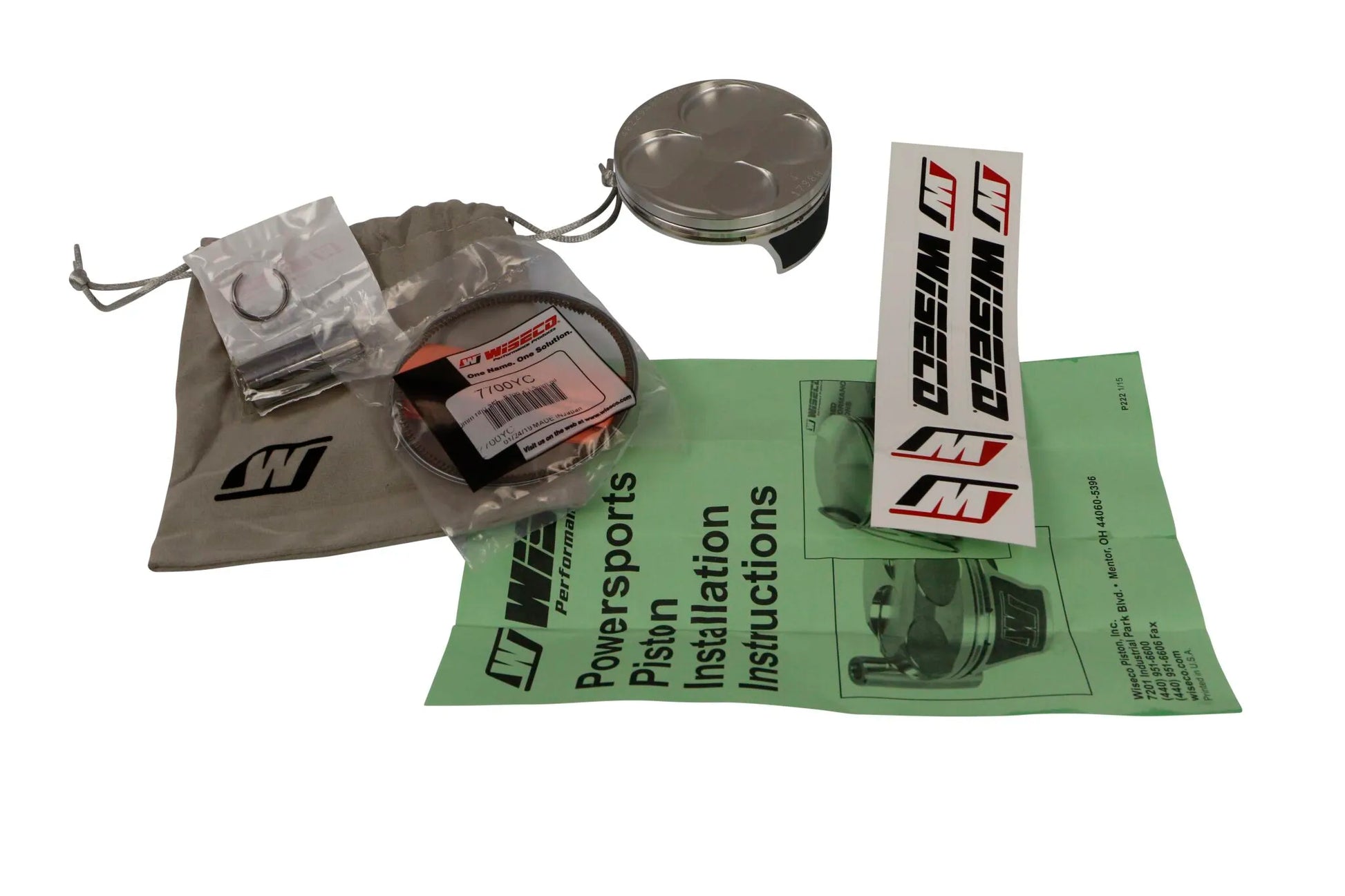 Wiseco Forged Piston Kit 250cc 77.00mm Standard Bore
