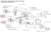 Akrapovic Reservedel til Udstødning (8503)