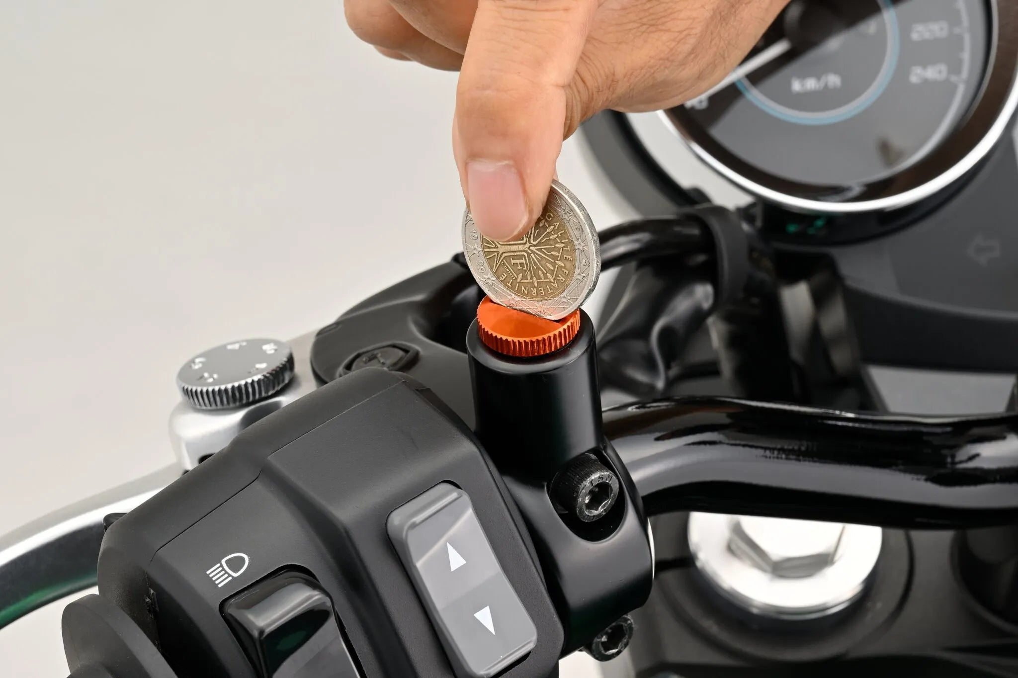 Daytona M10 Mirror Plug Bolt - Orange Anodized