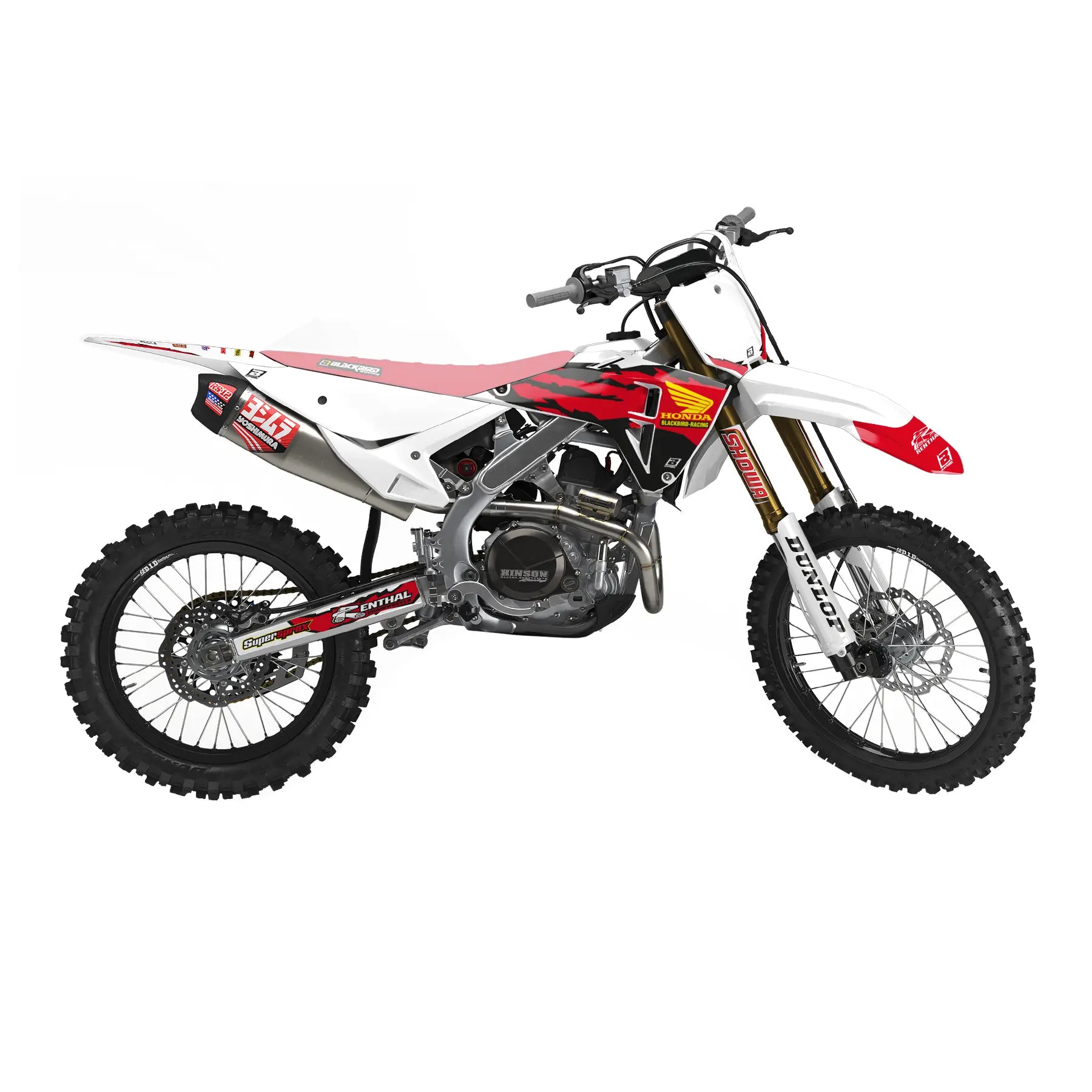 Blackbird Racing Sticker Kit Retro For Honda Off-road