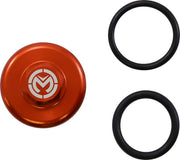 Moose Offroad Oil Cap Kit Orange Anodized