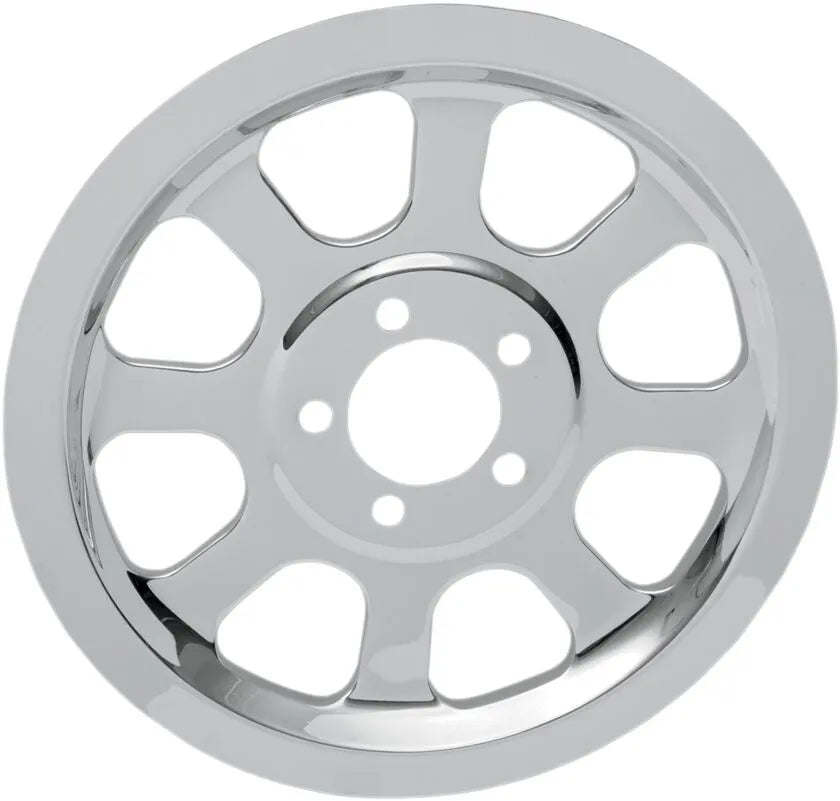 Drag Specialties Chrome Rear Pulley Insert