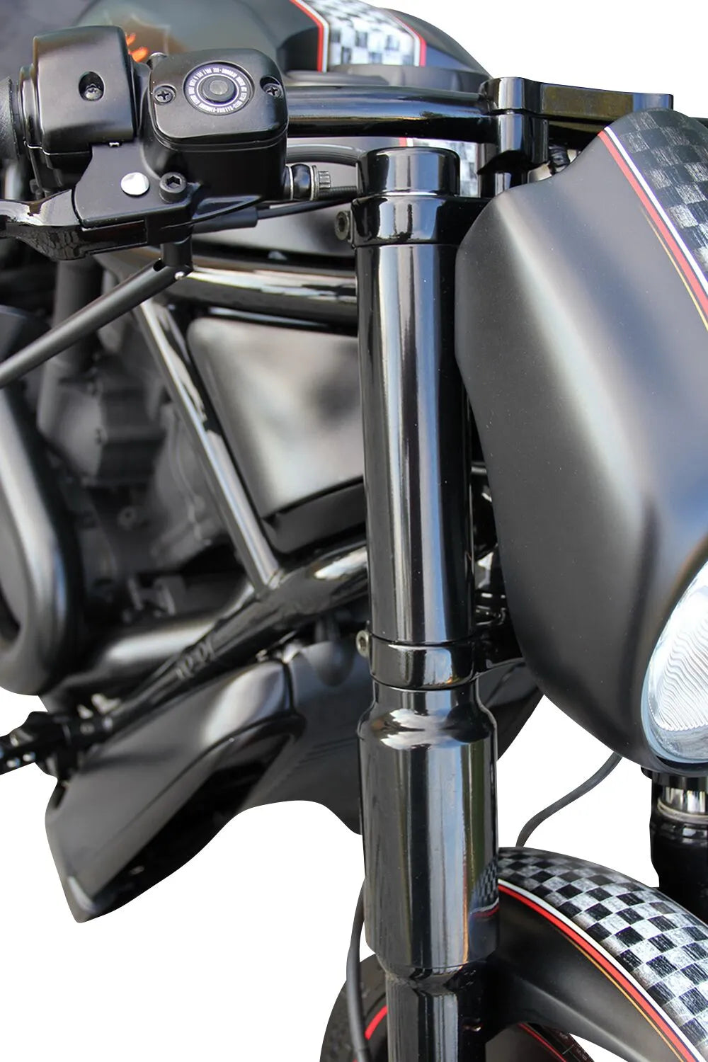 Cult Werk Fork Covers - Gloss Black Aluminum