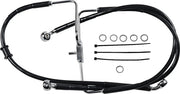 Drag Specialties Forlænget Bremse Slange 33" Rustfrit Stål Foran