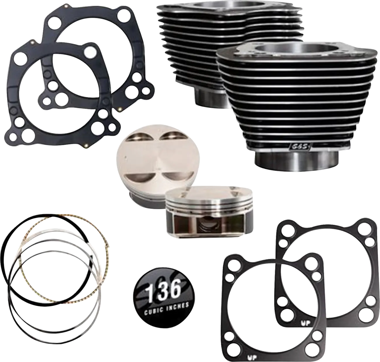 S&s Cycle 136 Big Bore Cylinder Kit