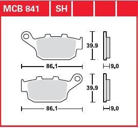 Trw All Round Sintered Metal Brake Pads
