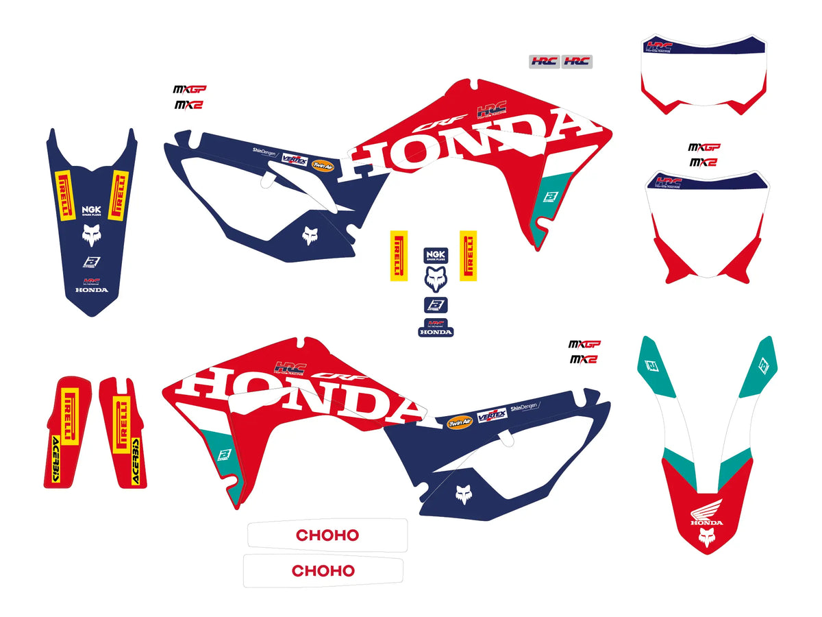 Blackbird Racing HRC Replica Graphic Kit Honda CRF 450 '17-'20