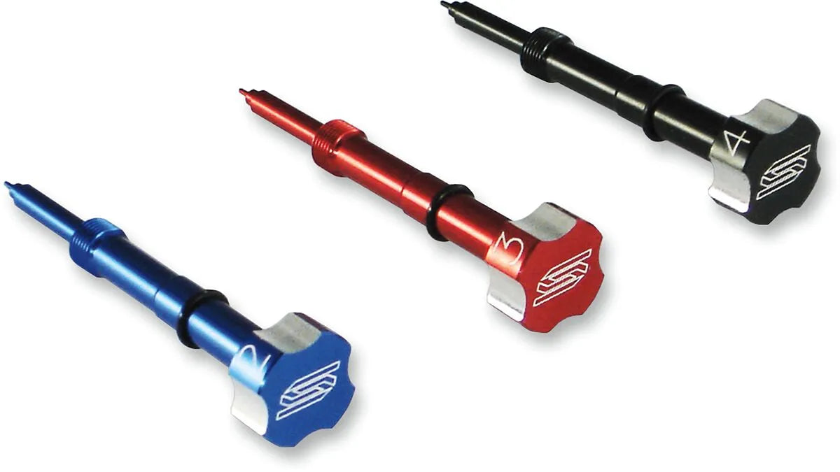 Scar Racing Fuel Mixture Screw Keihin Red for Yamaha Honda KTM