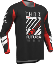 Thor Youth Launchmode Futura Jersey - Black/Red/White
