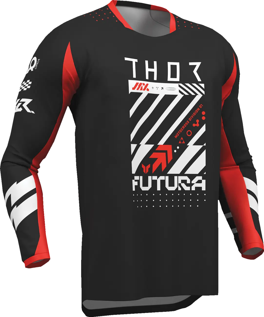 Thor Youth Launchmode Futura Jersey Black/Red