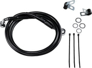 Drag Specialties Udvidet bremseslange kit 49.25" Sort