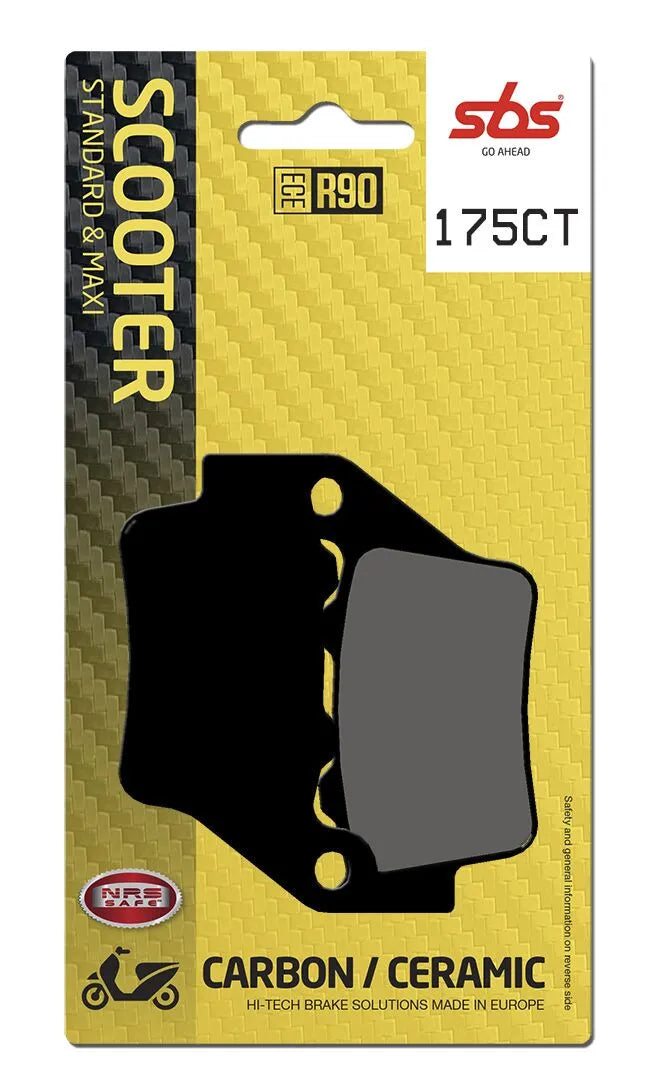 Sbs Ct Scooter Carbon Tech Organic Brake Pads - Rear