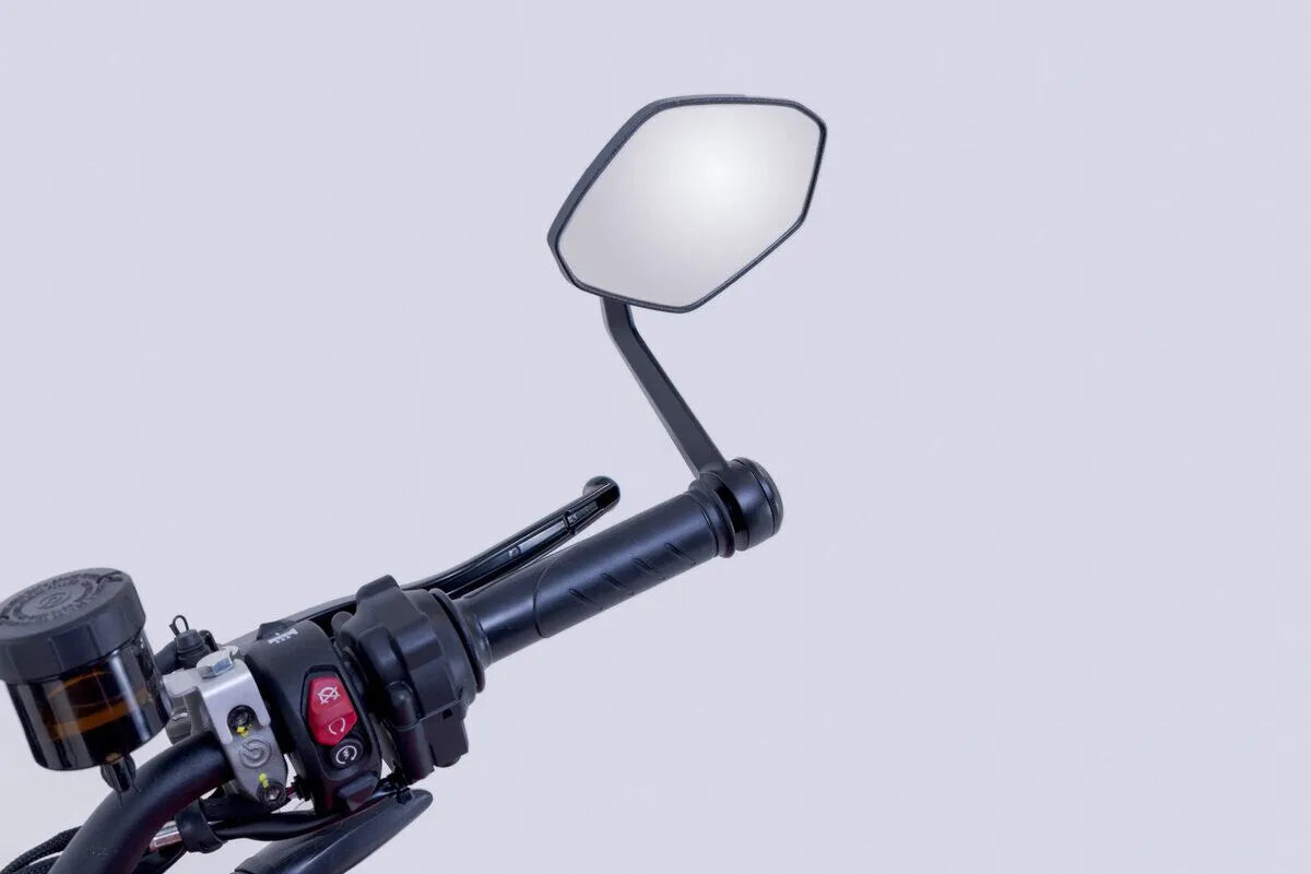 Sw-motech Bar End Mirrors - Black Aluminum