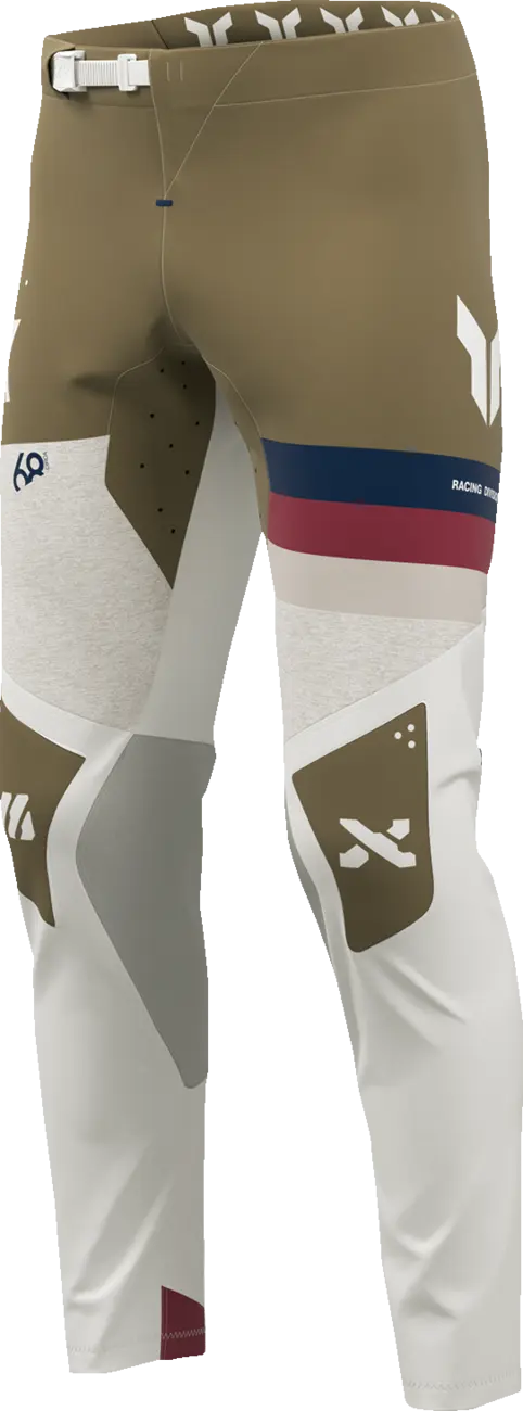 Thor Sportmode League Pants - Light Gray/Tan/White/Navy/Maroon