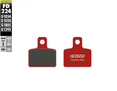 Galfer Semi-metallic Brake Pads For Oem Replacement - Rear