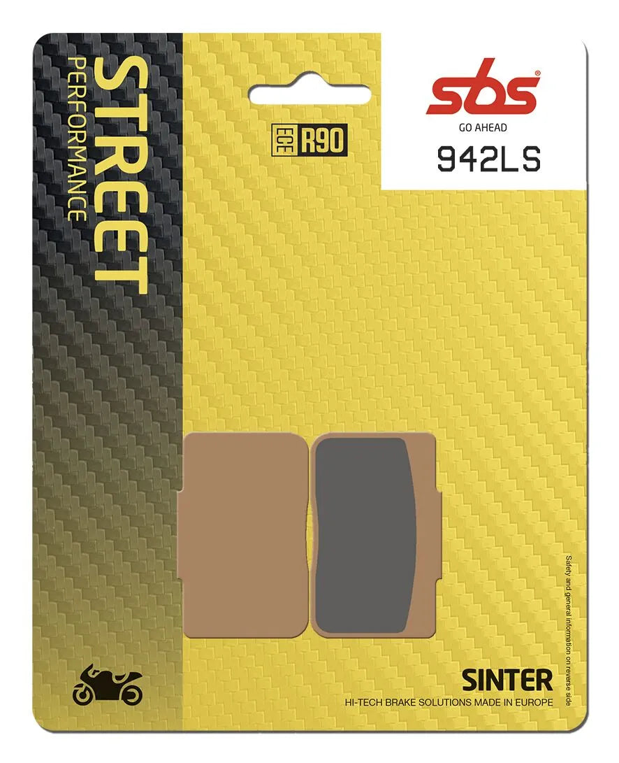 SBS LS Street Excel Sintrede Bag Bremseklodser - Bag