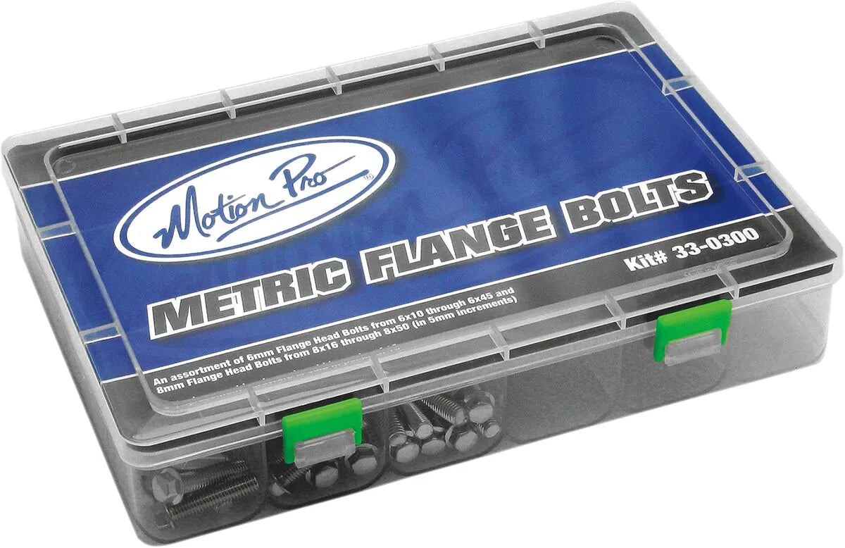 Motion Pro Metric Flange Bolt Kit Zinc Finish