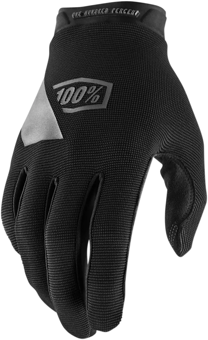 100% Ridecamp Off-road Gloves - Black/Charcoal