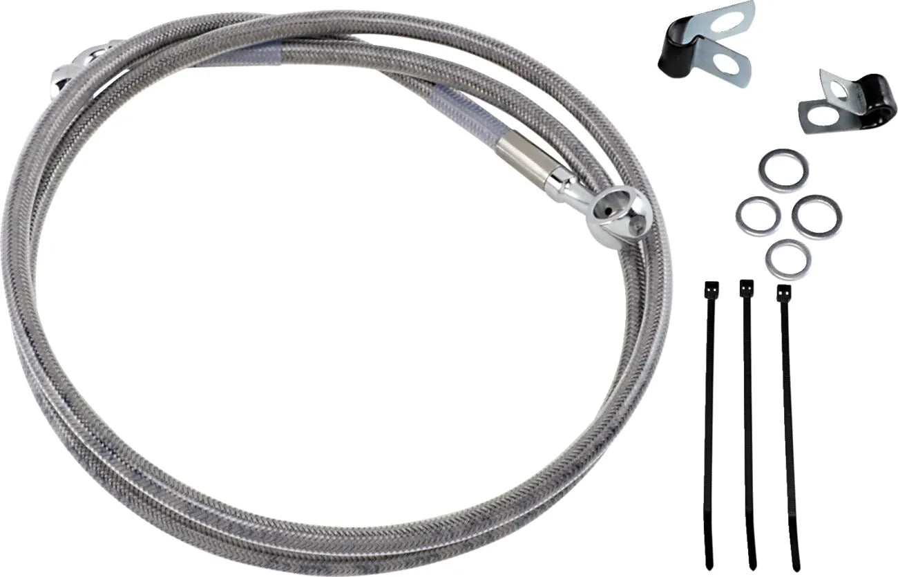Drag Specialties Forlænget bremseslange kit - 50" rustfrit stål