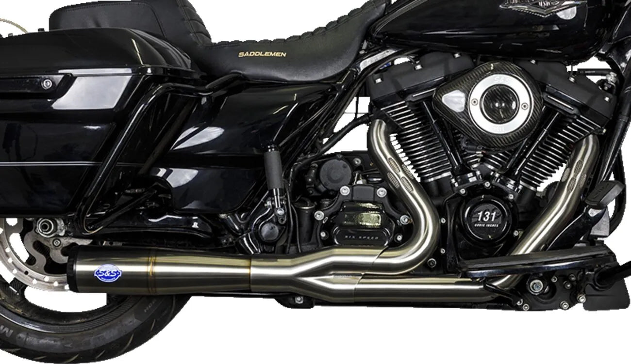 S&S Cycle 2-into-1 Diamondback Udstødning - Optimer din M-Eight!