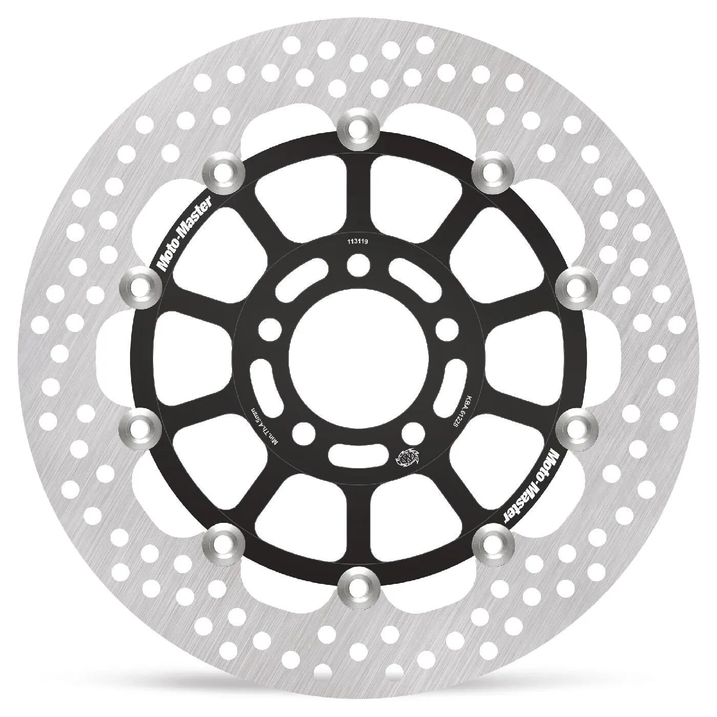 Moto-master Halo Series Floating Brake Rotor - 296mm - Front