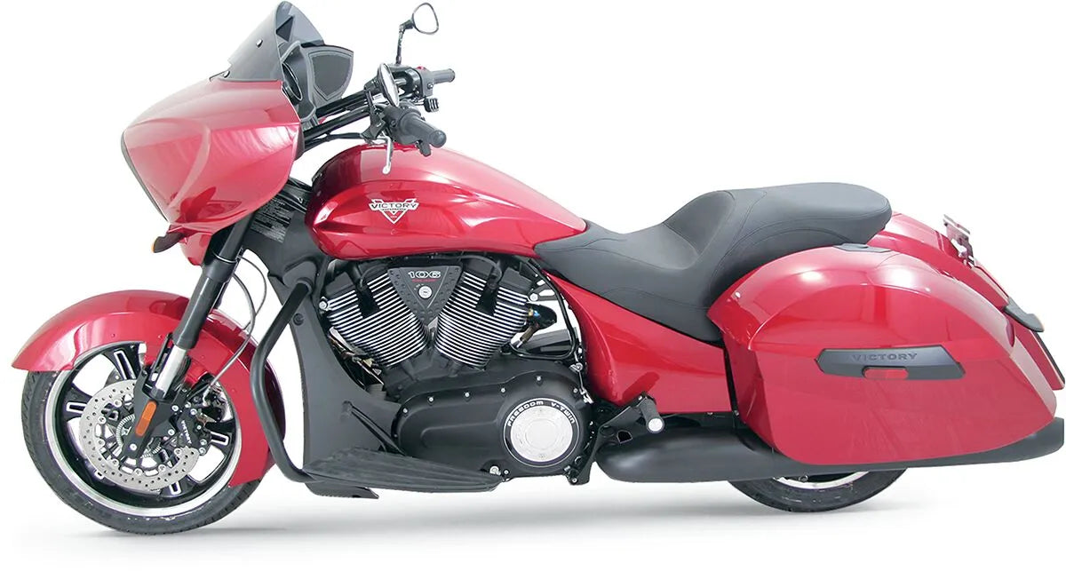 Mustang Vintage Wide 2-up Touring Seat - For VICTORY