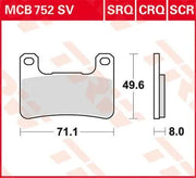 Trw Crq Series Carbon Race Bremseklodser - Foran