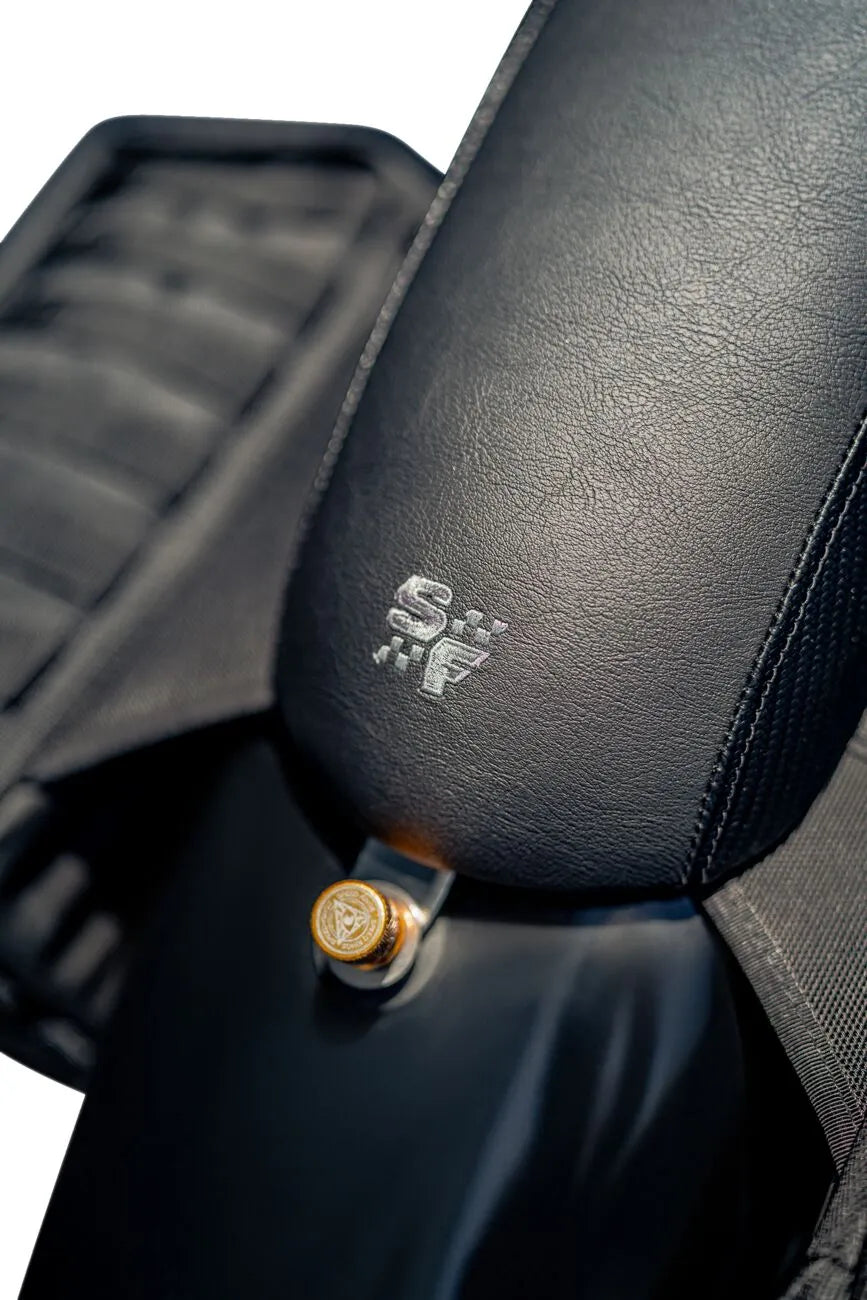 Slyfox Drifter Seat - Black Vinyl Motorcycle Seat