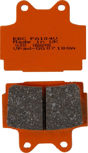 Ebc Fa104 Organiske Bremseklodser - Overlegen Stoppekraft - For & Bag