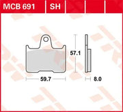 Trw Allround Sintrede Metal Bremseklodser