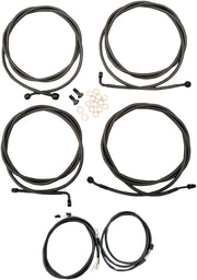 La Choppers Midnight Cable Kit for 15"-17" Handlebars