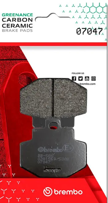 Brembo Prime Line Carbon Ceramic Brake Pad Set