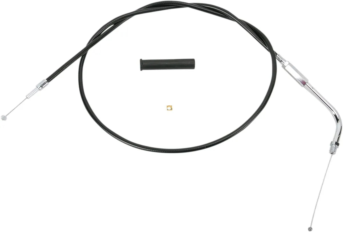 DRAG SPECIALTIES Black Vinyl Throttle Cable 100.5 cm