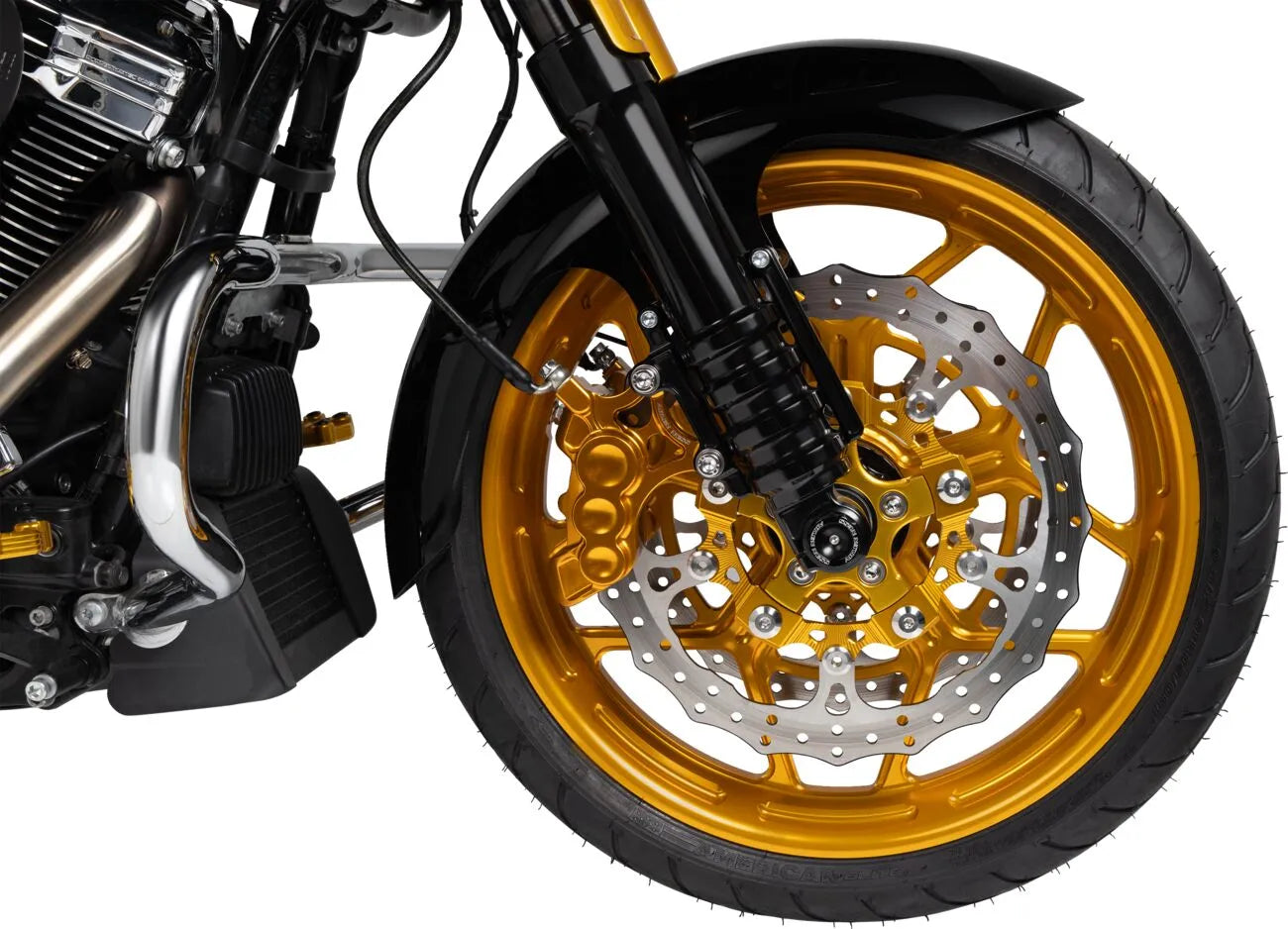 Arlen Ness Speed 5 Forged Wheel 19x3.25 Gold