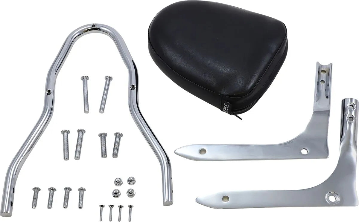 Show Chrome Sissy Bar Kit - Black & Chrome