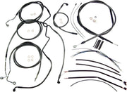 MAGNUM SHIELDING Black Pearl Handlebar Installation Kit for Ape