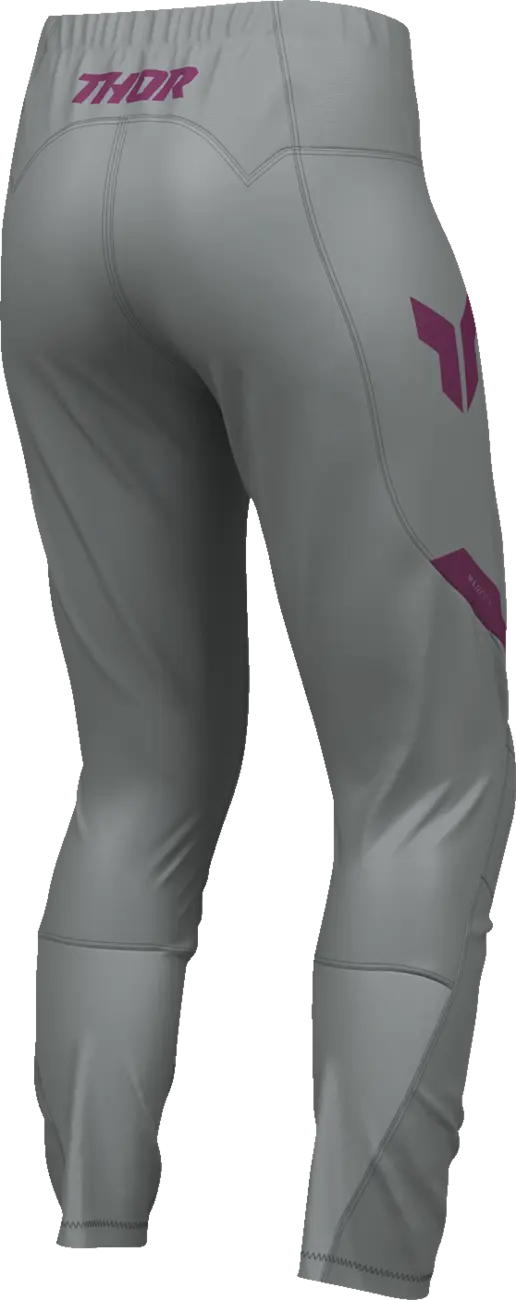 Thor Women's Ridemode Menace Racewear Pants - Gray/Purple
