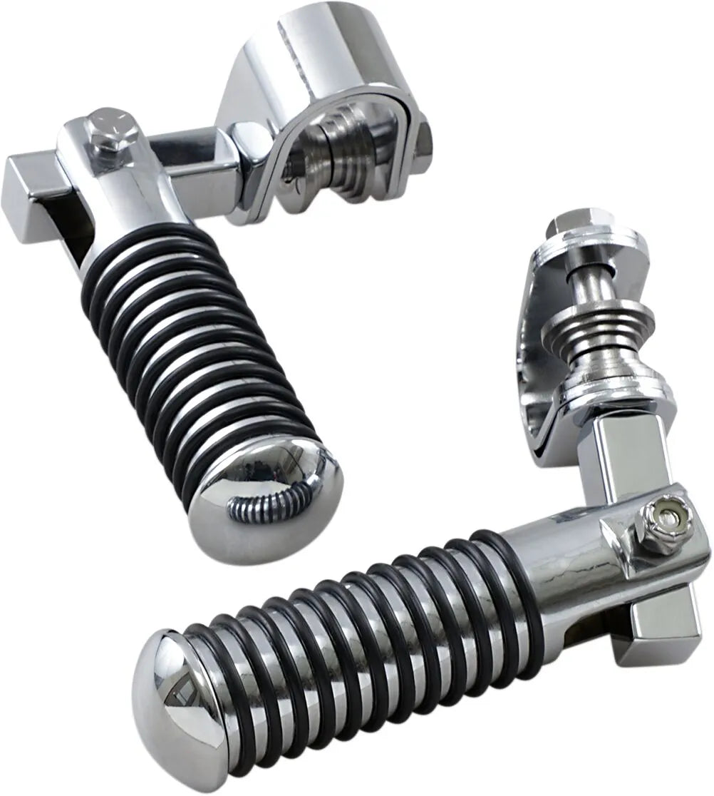 Drag Specialties Clamp Mount Foot Pegs 1-1/4"