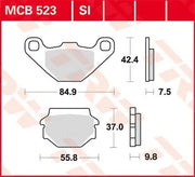 Trw Si Series Sintrede Off-road Bremseklodser - For & Bag