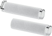 Pingel Billet Grips - Chrome, 1-inch Handlebar