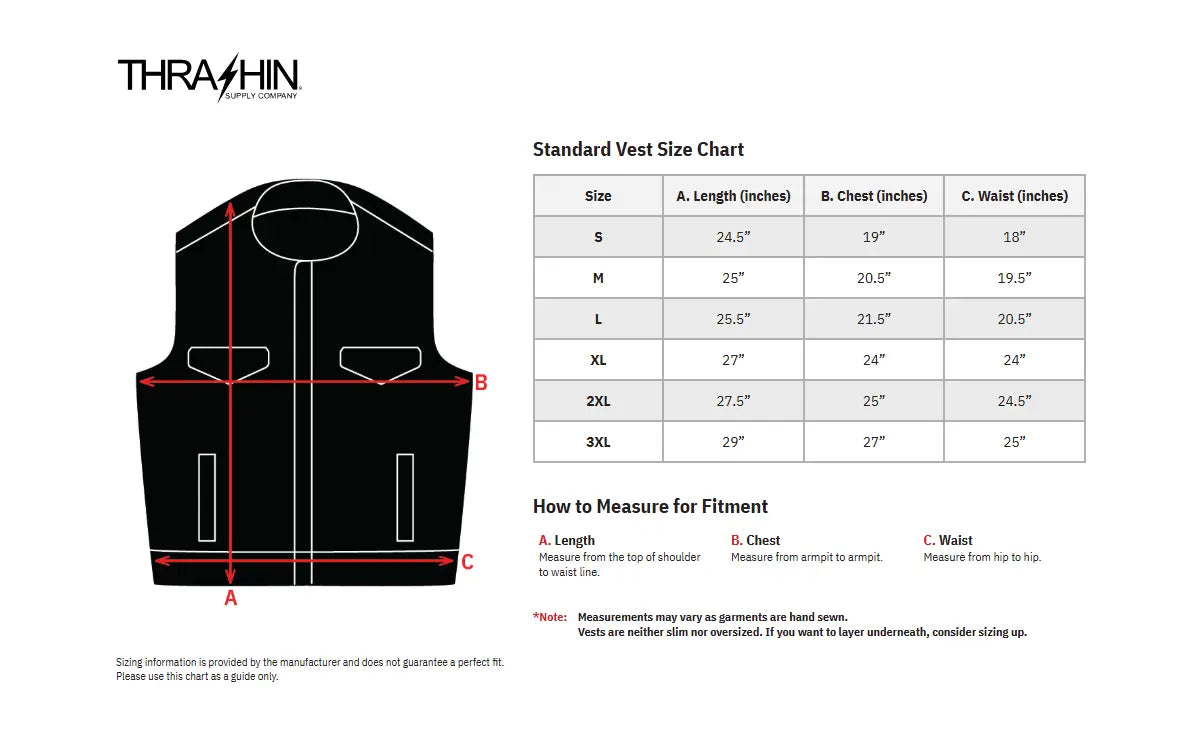 Thrashin Supply Co Mulholland Leather Riding Vest