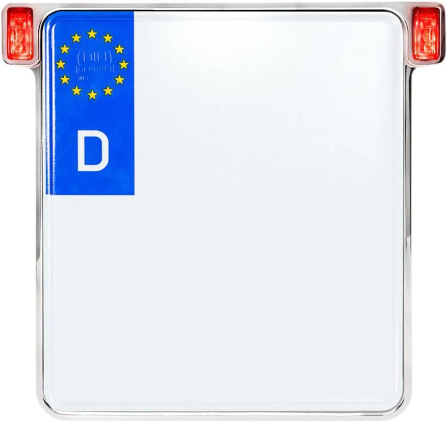 Heinz Bikes All-in-one 2.0 License Plate Holder - Chrome