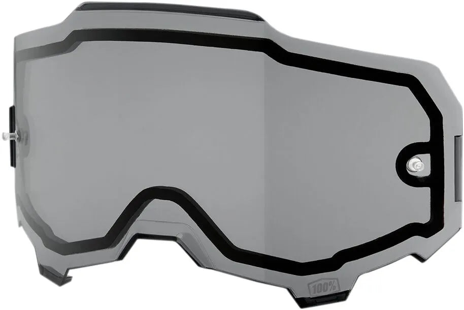 100% Armega Dual Pane Goggle Lens Smoke