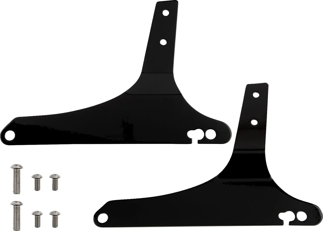 Cobra Square Sissy Bar - Black Steel